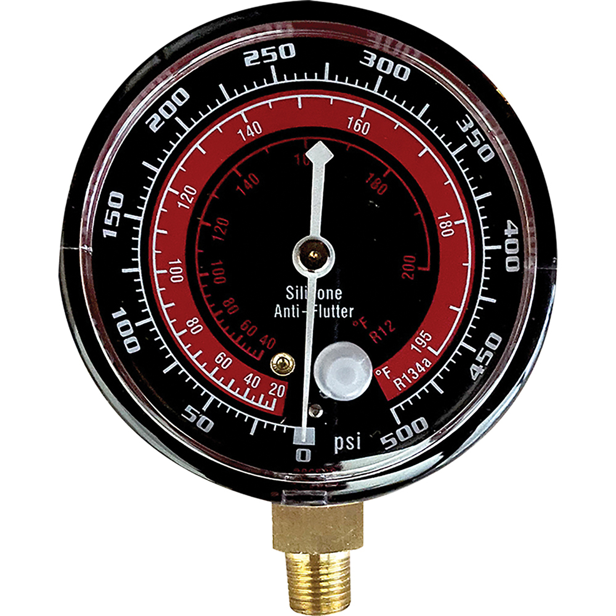 ATD A/C GAUGE HI SIDE RED SIL VIB FREE, Model# 10272